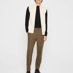 Tapered Dress Trousers - New With Tags - NEVER WORN - Dark Taupe